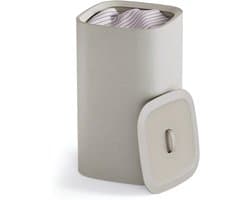 SP® Wasmand - 60L Wasmanden - Wasmand Met Deksel - Wasbox - Beige - 40cm x 40cm x 71cm