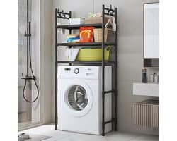 Multi-functional Rack for Washing Machine, Space Saving Storage Rack for Laundry Room, Bathroom, Kitchen and Balcony, Above Washing Machine and Tumble Dryer, Rack