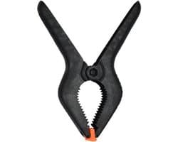 Nylon Veerklemmen - Timmerwerk Clips - Werkstukken Bevestigen - Sterke Grijpkracht - 10 Stuks - Zwart