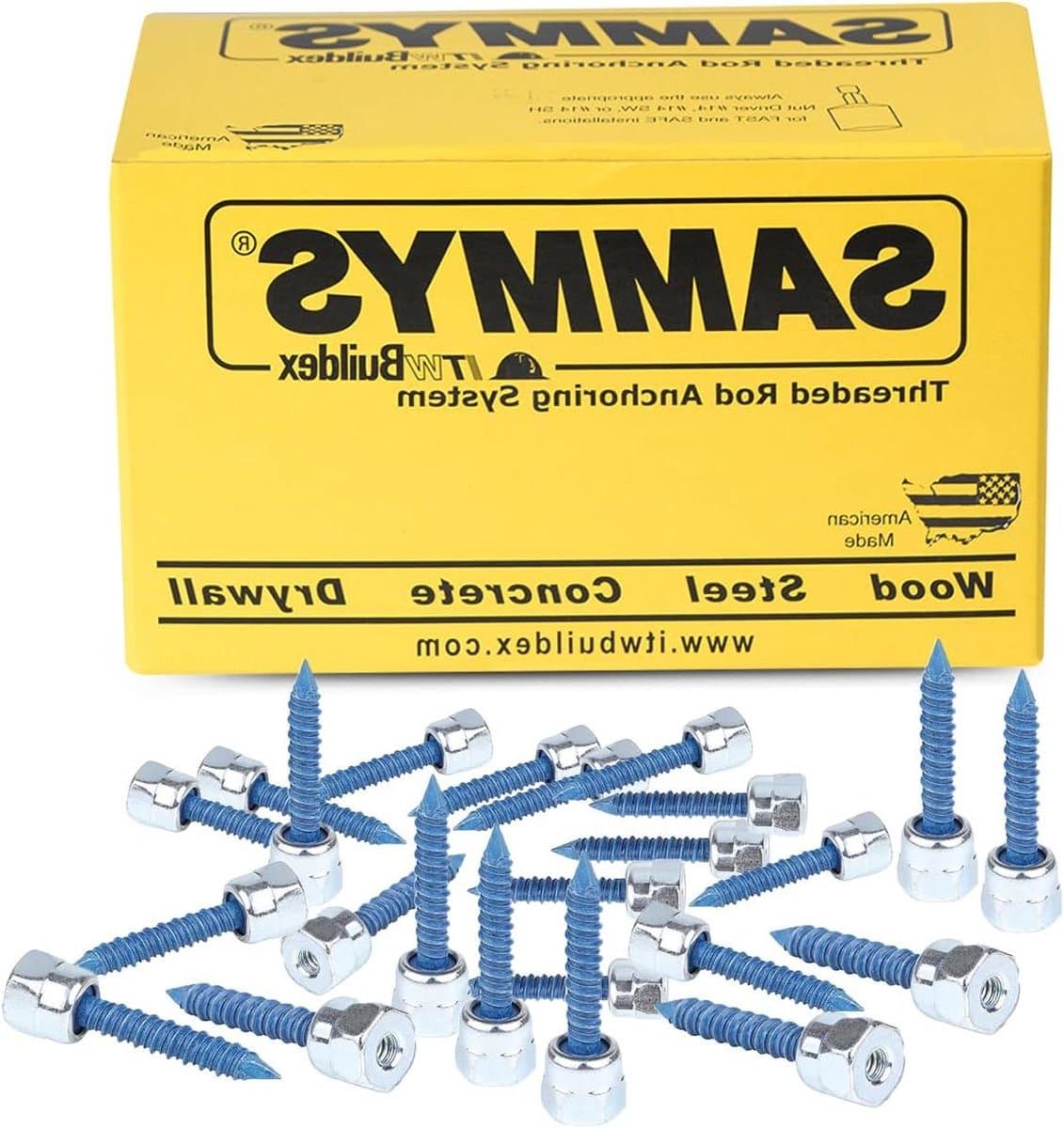 Schroefanker voor Beton - Betonanker Ankerbout - Bevestigen in Beton - Corrosiebestendig Zink - 25 Stuks - Zinkkleurig — afbeelding 1