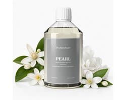 SteamStory Luxe Wasparfum Pearl - Zachte geur met katoenbloem & witte musk - 500 ml