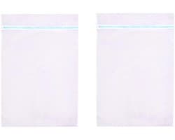 Dailygoods- Waszak Groot 60 x 80 cm - Waszakken voor Wasgoed - Mesh Waszak - Wasnet met Rits - Reistas voor Kleding - Ademend Materiaal