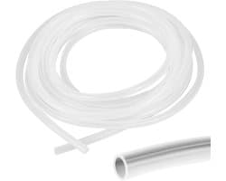 Flexibele Siliconen Slang 6mm ID x 10mm OD, 1.5m Transparante Voedselveilige Slang voor Water, Lucht en Olie Transport