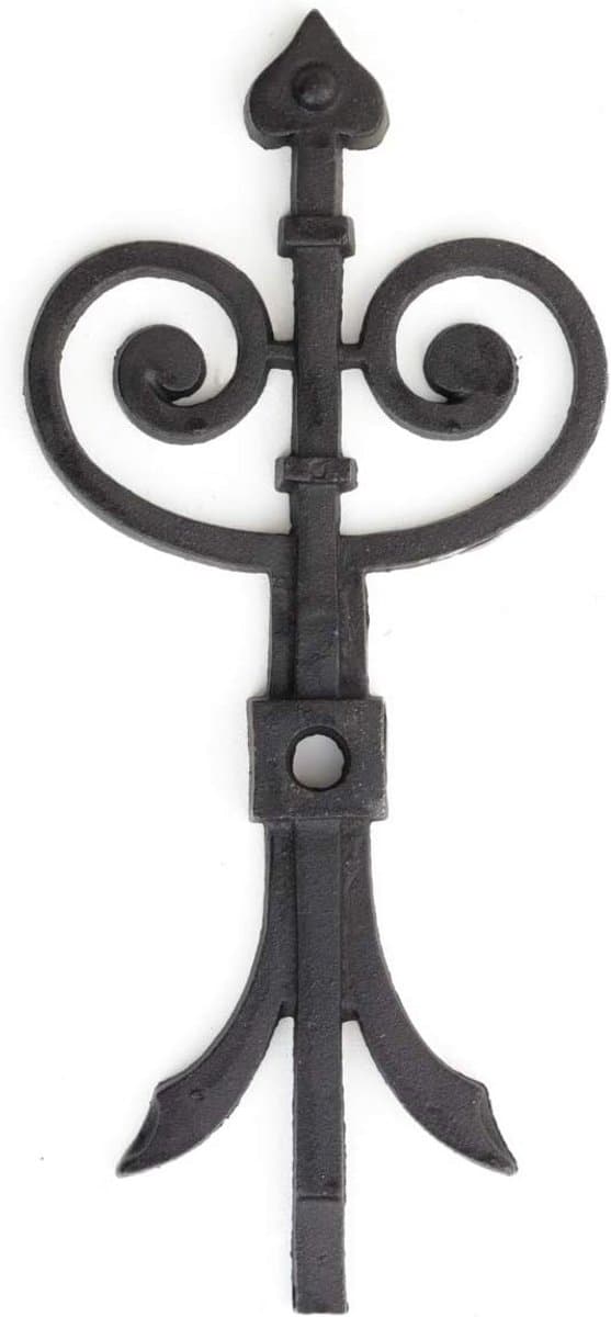 Wandanker - Balkenanker Decoratief - Metselwerk Verfraaien - Historisch Ontwerp - 50 x 23 cm - Matzwart — afbeelding 1