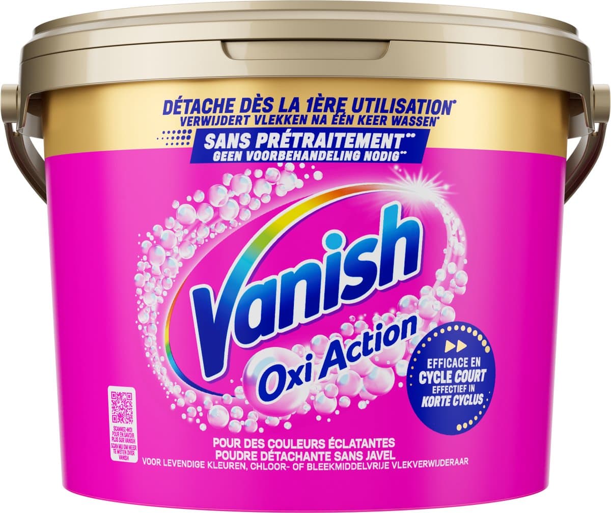Vanish Oxi Action - Vlekkenverwijderaar - Wasbooster - Gekleurde Was - 2.7 Kg — afbeelding 1