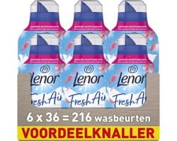 Lenor Fresh Air Wasverzachter - Fleurige bloesem - 6 x 36 Wasbeurten
