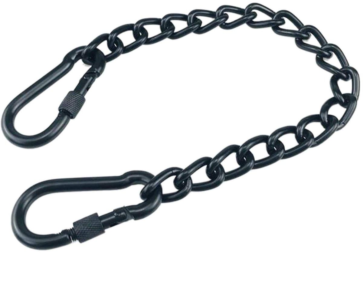 Cosensi- Ketting Roestvrij Staal - Hangstoelketting - Verlengketting - 180 kg Capaciteit - Met Karabijnhaken - Verstelbaar 66 cm - Hangmatketting — afbeelding 1