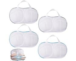 Set van 4 Wasnetten voor Bh's, Ondergoed en Delicate Kleding - Bescherming en Organisatie tijdens het Wassen