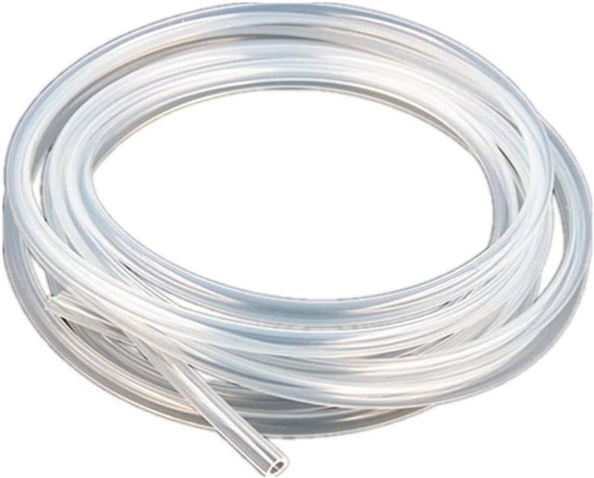 Transparante siliconen luchtslang - Pompoverdracht - Voedselveilige siliconen buis - Geschikt voor diverse toepassingen - Transparante siliconen 3 mm ID 5 mm OD 5 ft - Flexibele siliconen buis - 1,5 meter lengte — afbeelding 1