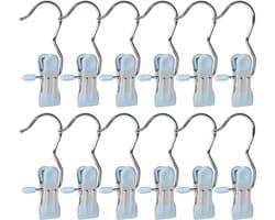30 stuks dubbele kopklem wasknijpers - Ruimtebesparende multifunctionele hangers voor kleding en accessoires