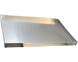 Lekbak RVS - Wateropvangbak Bak - Wasmachine Beschermen - Rechthoekig Ontwerp - 60x40 cm - Zilver