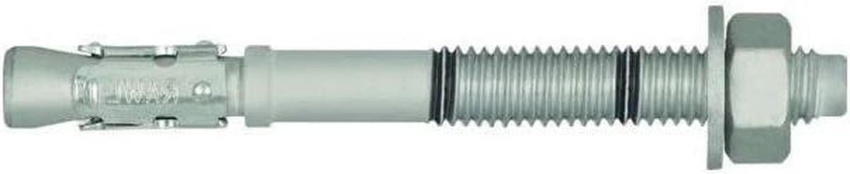 Stalen Ankerbouten - Bevestigingsbouten - Stevige Bevestiging - Beton Geschikt - 50 Stuks - Zink Aluminium — afbeelding 1
