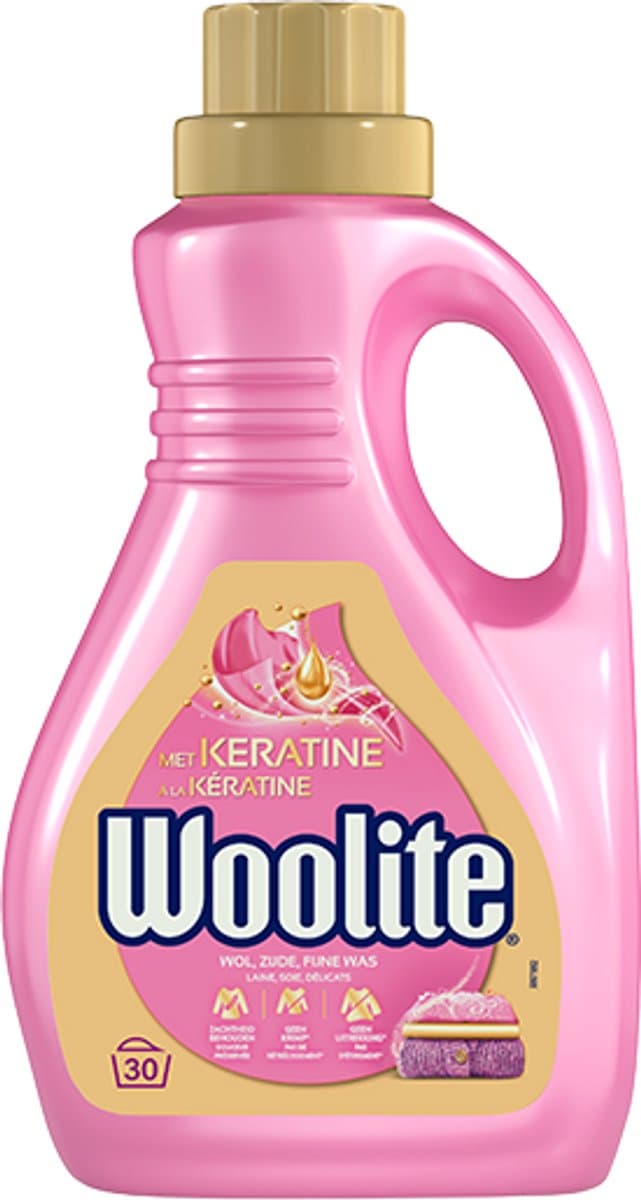 Woolite Delicate - Vloeibaar Wasmiddel - Met Keratine - Gekleurde Was - 30 Wasbeurten - 1,5L — afbeelding 1