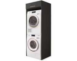 Wasmachinekast - Drogerkast Overbouw - Ruimte Besparen - Efficiënte Opslag - 675 x 200 cm - Antraciet