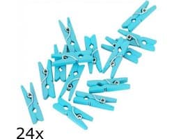 Miniknijpers zakje a 24 stuks blauw — afbeelding 1