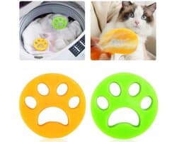 Narimano® - 2 Stuks Haarverwijderaar huisdieren- wasmschine kattenhaar