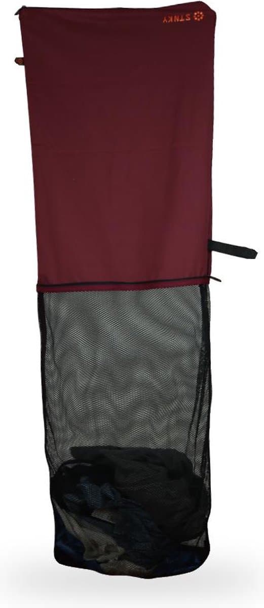 STNKY Pro edition Wasbare sport-, reis-, wastas XL - Bordeaux - 26 liter - Geurloos — afbeelding 1