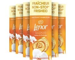 Lenor Geurbooster Amber & Orchidee - 6 x 155 gram - Wasparfum — afbeelding 1