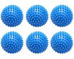Droger Ballen PVC – Herbruikbare Wasdroger Bollen – Snellere Droogtijd – - Wasbollen - 6 stuks — afbeelding 1