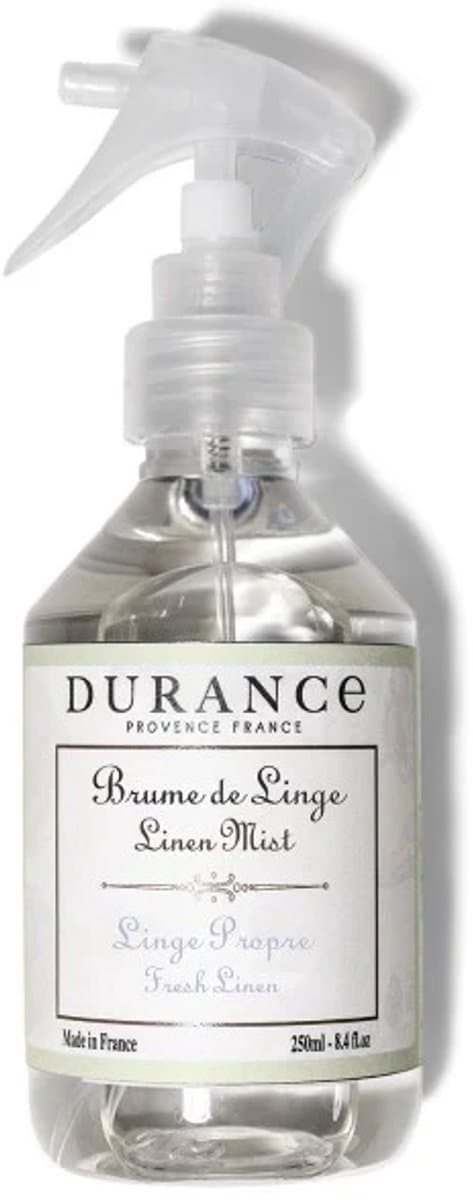 Durance - Textiel spray - Linnen mist - Fresh Linen - Linge Propre - 250 ml — afbeelding 1