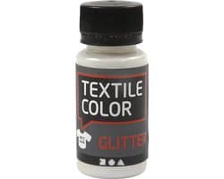Textile Color, Glitter, Transparant, 50 ml, 1 Fles