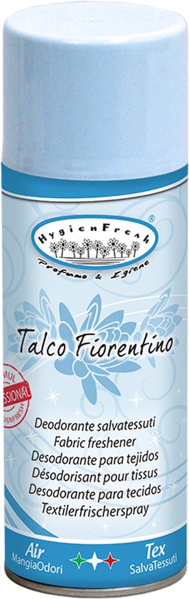 HygienFresh Talco Fiorentino textielspray 400 ml — afbeelding 1