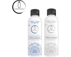 Wasparfum Hintenso Blue 500ml + Wasparfum Hintenso White 500ml - 140 Wasbeurten - Proefpakket - Inclusief 1 gratis tester - Frisse was - Heerlijke geur - Textielverfrisser – WasveWasberzachter – Bloemen - Wasparfum - Wasmachine