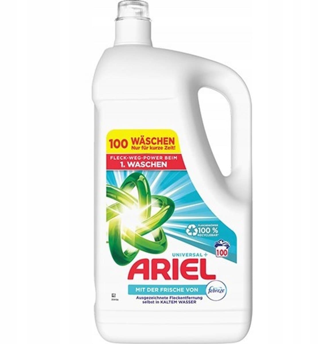 ARIEL Universal+ met Febreze 5 liter 100 wasbeurten — afbeelding 1