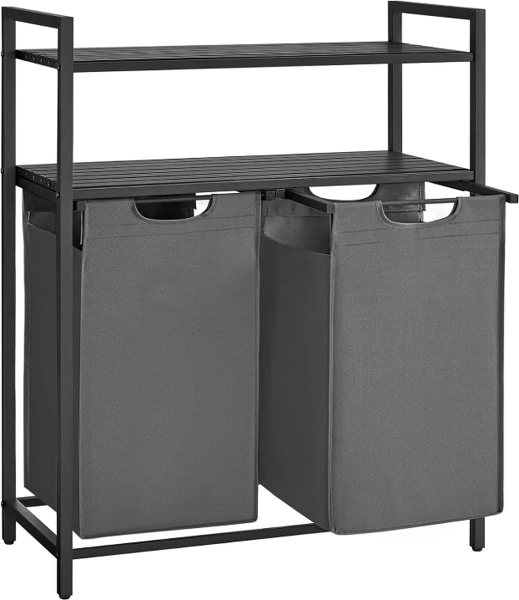 MIRA Home - Wasmand - Wassorteerder - Laundry Basket - 2x46 Liter - 73x33x92 — afbeelding 1