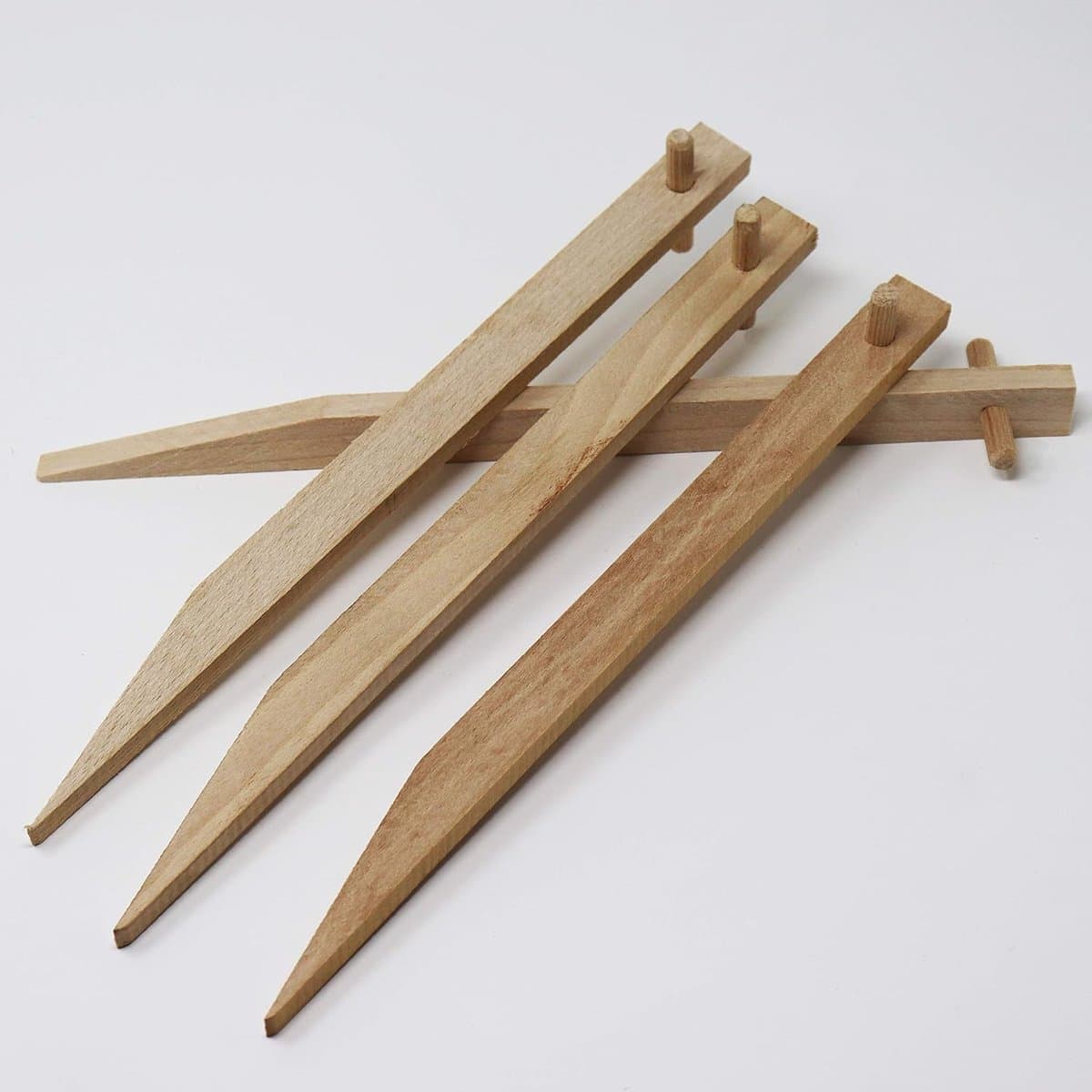 Houten Grondankers - Houten Pinnen - Bodemvastlegging Tuin - FSC Gecertificeerd Beukenhout - 30cm Lengte - Bruin — afbeelding 1