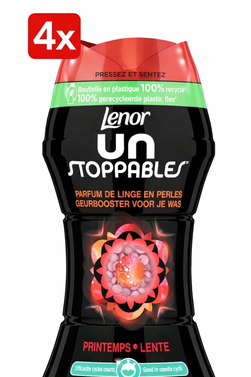 (4x) Lenor Unstoppables In-Wash Geurbooster Lente 11 Wasbeurten 154 gr — afbeelding 1