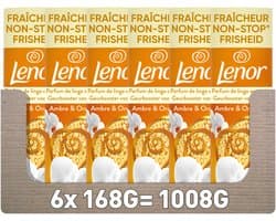 Lenor Geurbooster Amber & Orchidee - 6 x 168 gram - Wasparfum — afbeelding 1