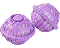 2 stuks Wasmachine wasballen - niet-wasmiddel droger en wasballen voor het verzachten van kleding, verminderen, anti- ontwerp voor thuis, universiteitsslaapzalen, camper, reizen, vakantie, gezinnen — afbeelding 1
