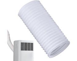 Afvoerslang Airco - Ventilatiekanaal Flexibel - Mobiele Koeling - Duurzaam Polypropeen - 15cm Diameter 3 Meter - Grijs