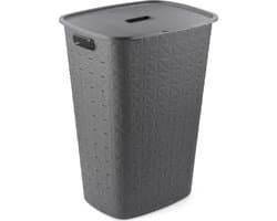 Curver Softex Wasbox - 56L - 43,8x34x59,9cm - Antraciet — afbeelding 1
