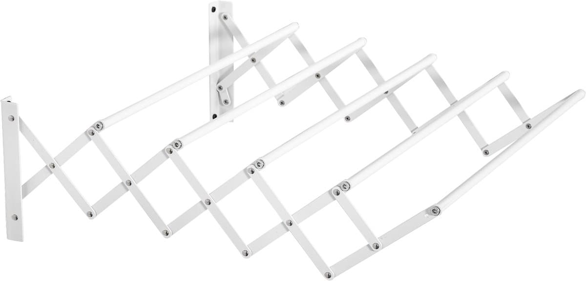 4goodz Wanddroogrek Ruimtebesparend Wasrek van Metaal - Wit — afbeelding 1