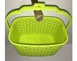 Wasknijpermandje kunststof groen — afbeelding 1