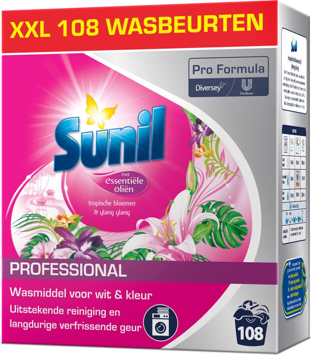 Sunil wasmiddel Tropische Bloem & Ylang Ylang 108wb — afbeelding 1