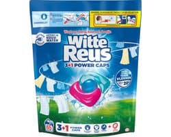 Witte Reus Wasmiddelcapsules 3+1 Power Caps Wit en lichtgekleurd - 4 x 65 beurten - Voordeelverpakking