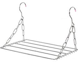 Verstelbaar Hangend Roestvrijstalen Droogrek voor Balkon en Verwarming - Ruimtebesparend en Duurzaam - Perfect voor Kleding, Handdoeken en Kussens
