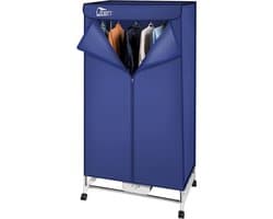 Bolture Elektrisch Droogrek - Verwarmd Wasrek - Droger met Warme Ventilatie en Wieltjes - 15KG Capaciteit - 1000W