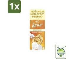 1 x Lenor – Geurbooster – Amber & Orchidee – 12 Wasbeurten – 155 g - Geurparels - Wasgeur - Luxegeur - Orchidee - Vanille