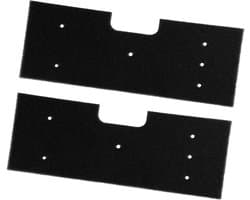 Pluisfilters voor Wasmachine Droger Combo - Set van 2 - Wasbaar en Herbruikbaar - Vervangingsschuim - Zwart - Geschikt voor WH01X35719 Model - Filter voor Schone Was - Duurzame Kwaliteit