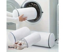 Stunq® 360° Schoenwaszak – Duurzame Mesh Waszak voor Sneakers en Sokken met Ritssluiting