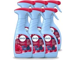 6 x Febreze – Textielspray – Robijn Jasmijn – 500 ml - Voordeelverpakking - 6 stuks