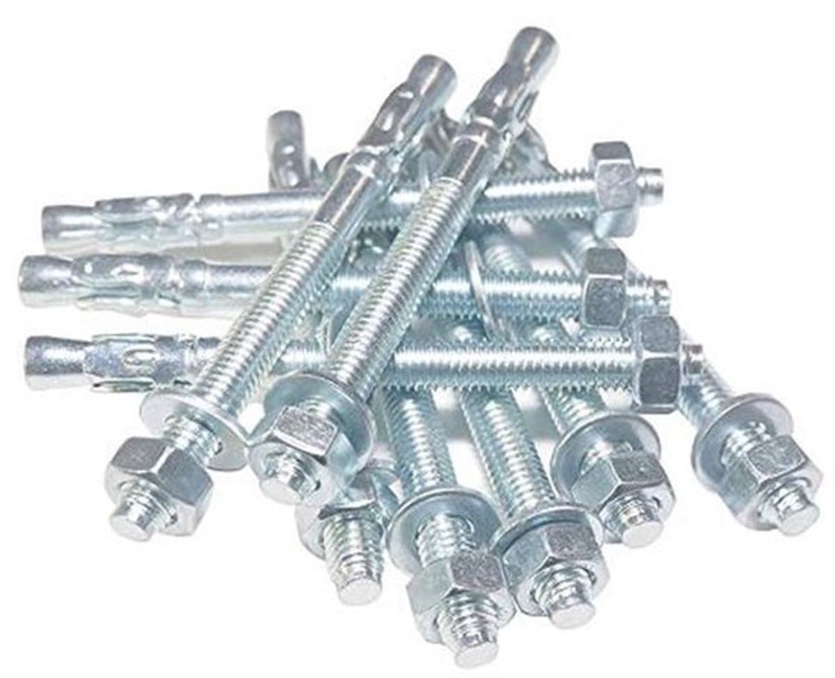 Boutankers M8 - Keilankers set - Stevig bevestigen - ETA goedgekeurd - 5 stuks 95mm - Verzinkt — afbeelding 1