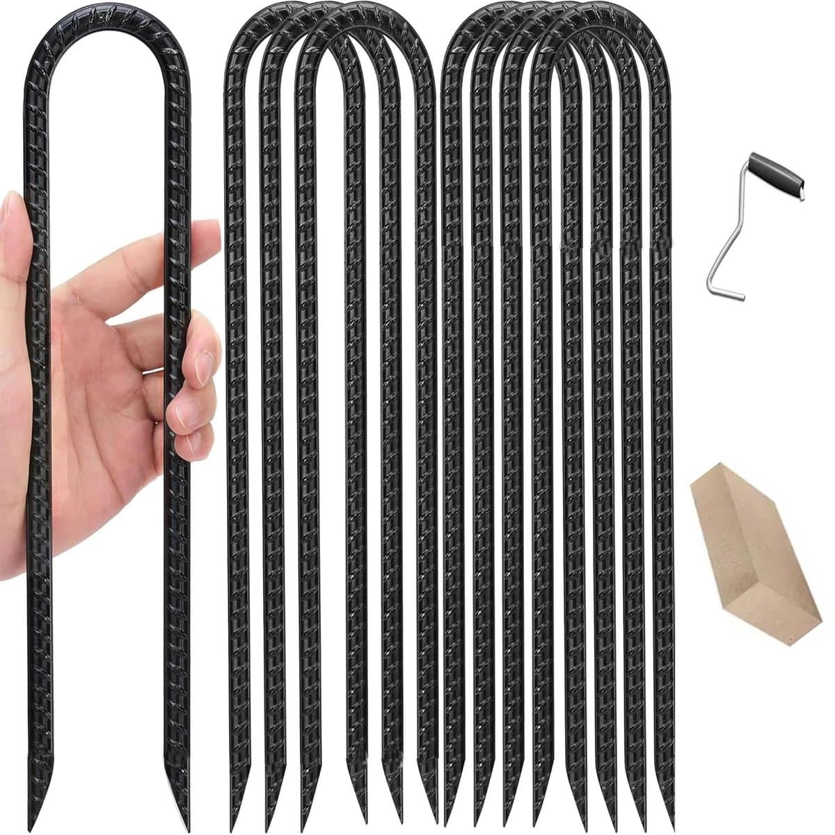 Omgoods - Set van 8 Grondankers voor Trampolines en Tenten — afbeelding 1