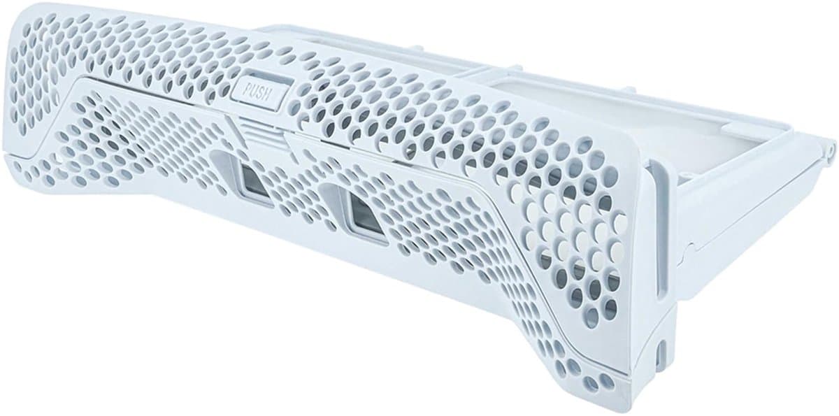 Pluizenfilter - Pluizenscherm - Geschikt voor AEG-, Electrolux- en Zanussi-wasdrogers - 8074539019 - 8588074539012 - Kunststof frame + nylon gaas - Wit — afbeelding 1