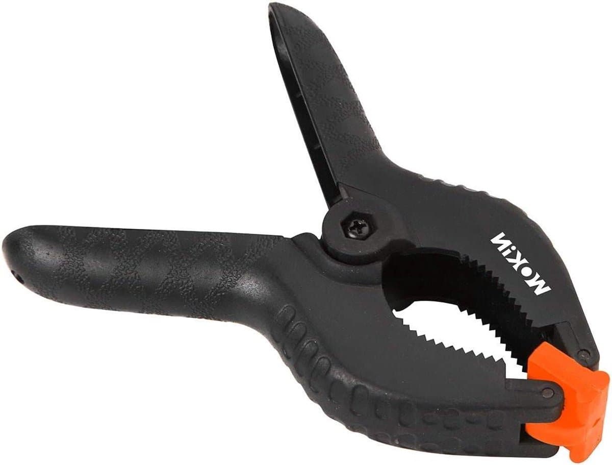 Nylon Klemmen - Veerklemmen Plastic - Klusjes Thuis - Verstevigd Nylon - 150 mm - Oranje — afbeelding 1