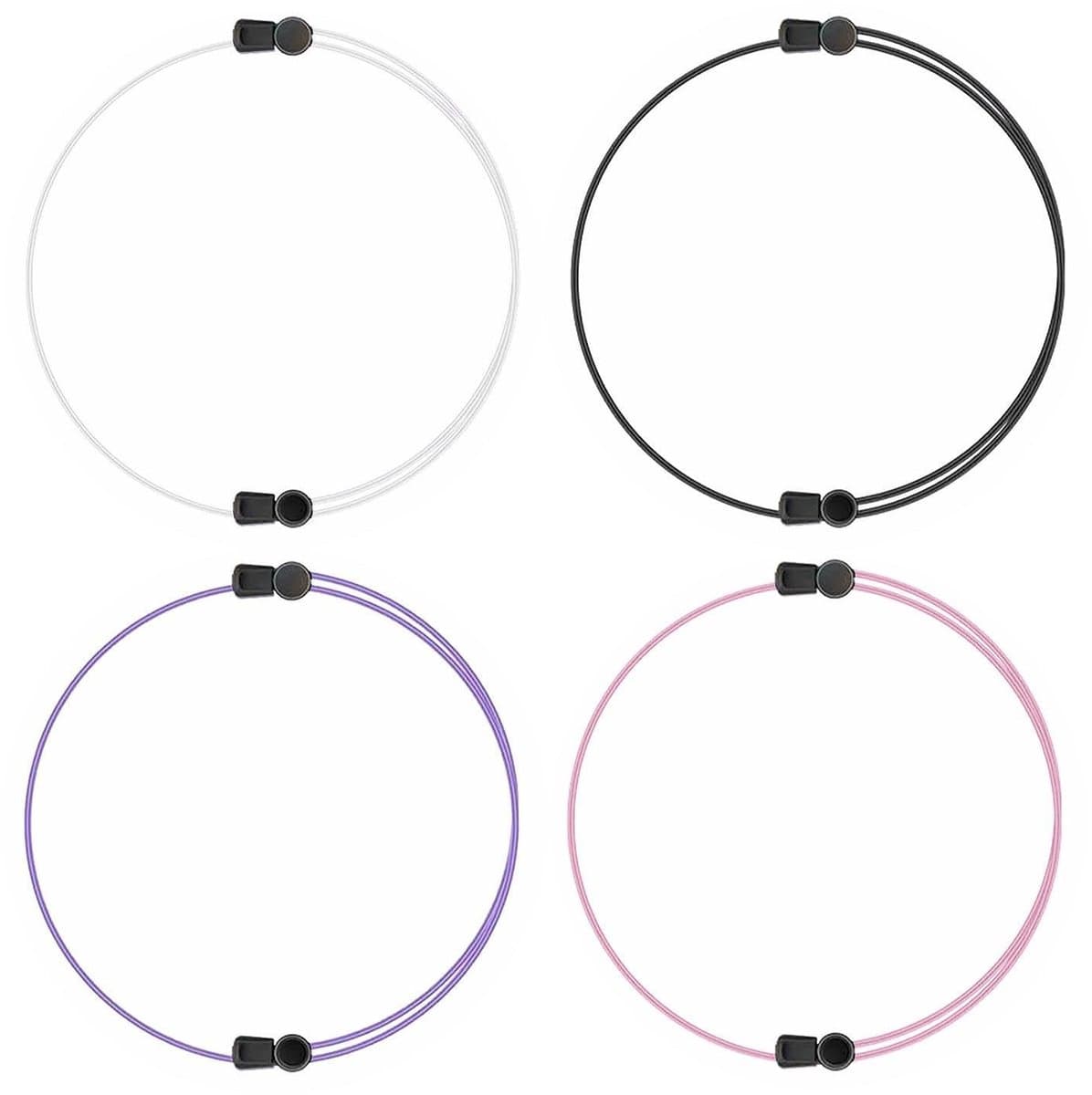 Dailygoods- Kledingtouwen 4 Stuks - Elastische Kledingtouwen - Verstelbare Kledingtouwen - Gereedschap voor Kleding - Accessoires voor Kleding - Duurzaam Touw 91 cm - Kledingaccessoires — afbeelding 1